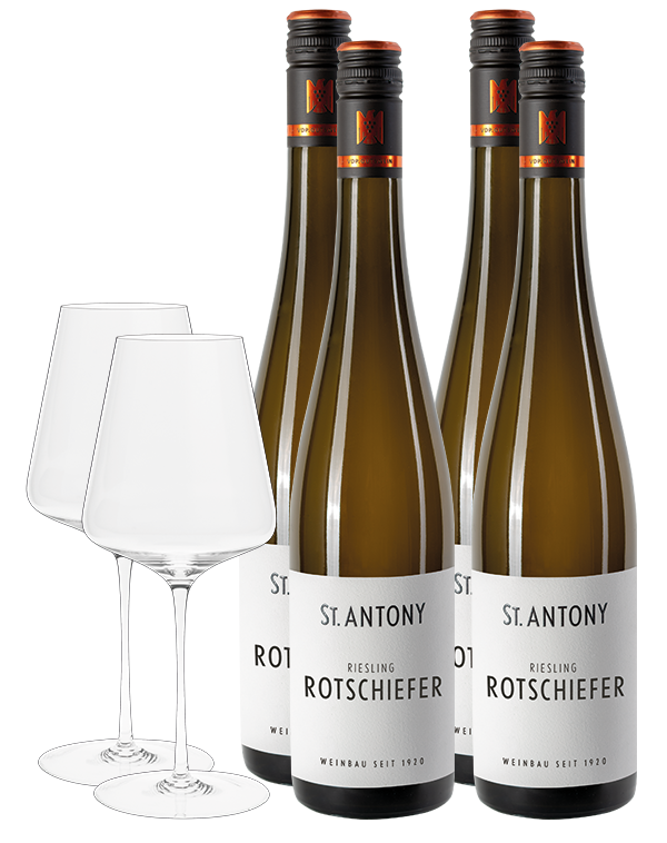 Glas und Wein Paket Nr. 1